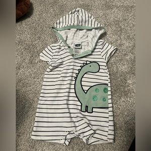 Dino onesie with hood!